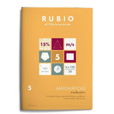 CUADERNO MATEMATICAS 5 RUBIO EVOLUCION PORCENTAJES CONCEPTO - 9788485109845